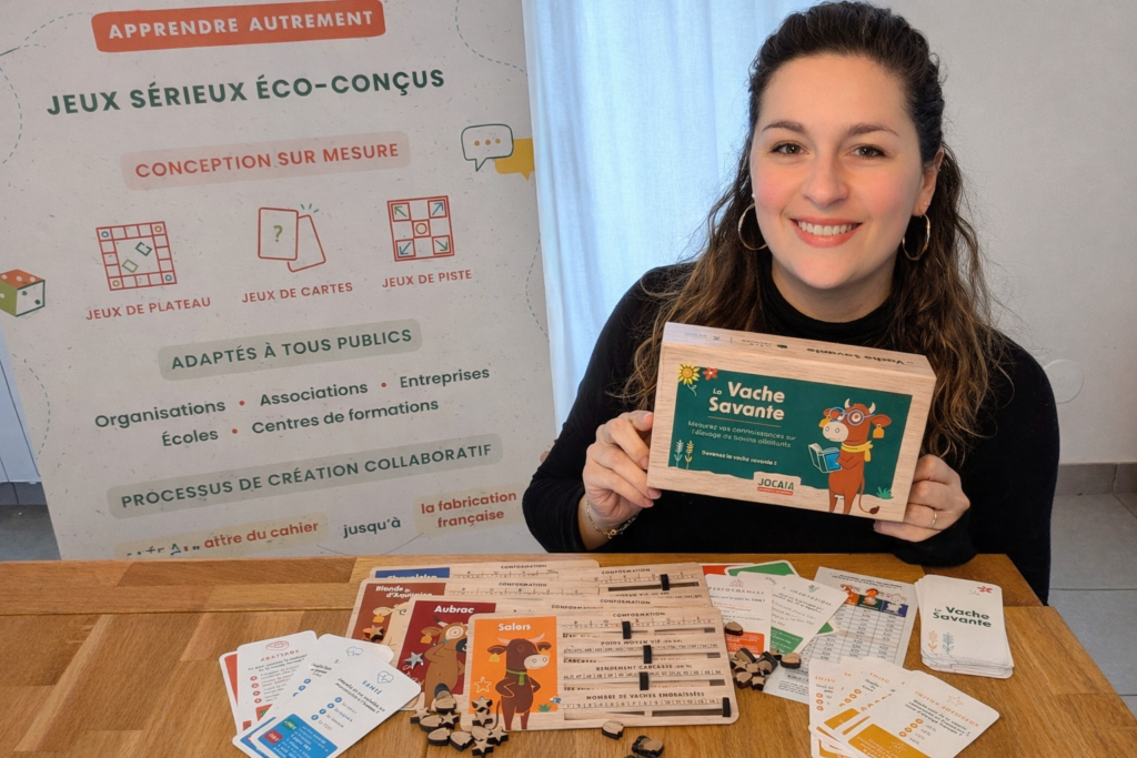 JOCAIA présente le jeu pédagogique la vache savante